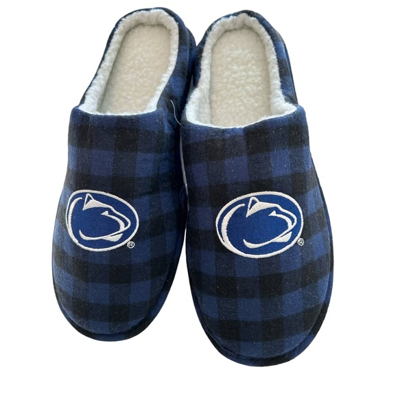 FOCO Penn State Nittany Lions Sherpa-Lined Slide Slipper - Sz L 11/12 - Picture 1 of 7